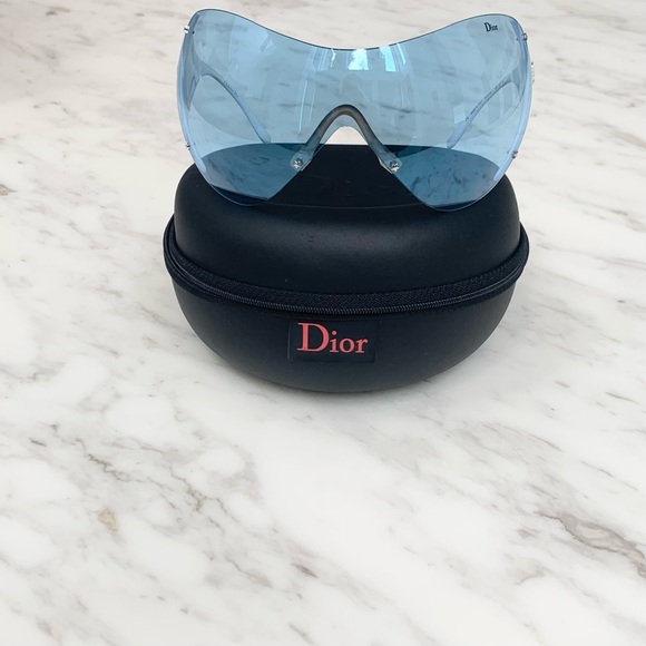 RARE Christian Dior John Galliano Ski 1 oversized shield sunglasses - Picture 6 of 10